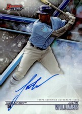 2018 Bowman's Best #B18JW Justin Williams Best of 2018 Autographs Refractor Auto