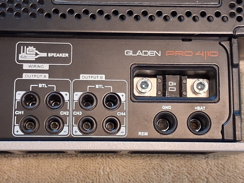 OLD SCHOOL MOSCONI PRO 4/10 640 WATT AMP MADE IN ITALY NEW CONTROLS INSTALLED - Picture 7 of 11