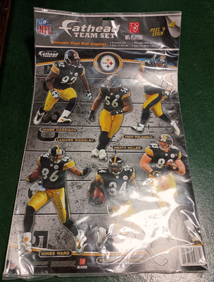 Pittsburgh Steelers NHL Fathead Team Set 2010 Vinyl Wall Clings Troy Polamalu