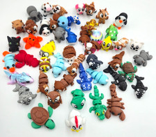 50 Pcs - MINI 3D Printed Animals Figurines Set, All Unique Creatures, 1.2-1.6"L