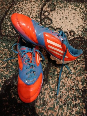 Adidas F50 Adizero TRX FG Soccer Cleats Boots Orange Blue G61864 Size US 6