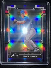 2024 Panini Three And Two Brock Wilken Purple Foil /32