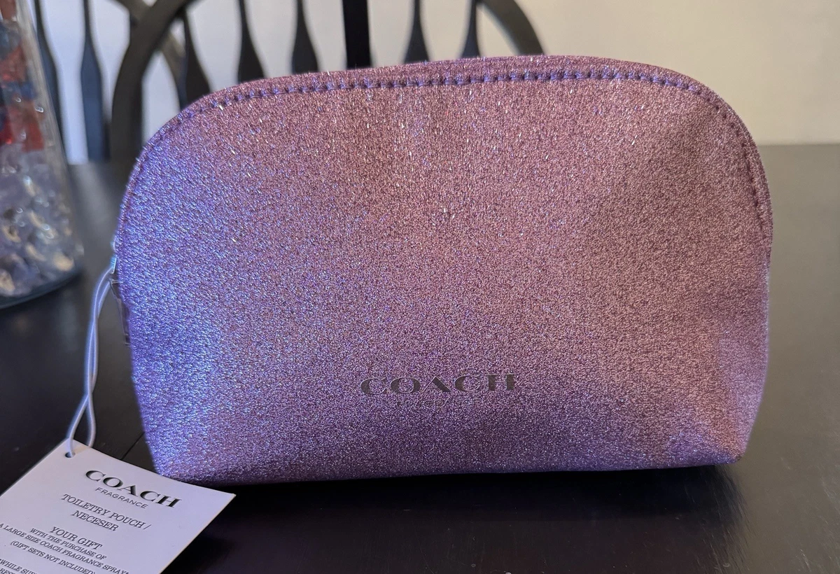 バッグ Coach Signature Accessory Pouch Purple coach purple cosmetic bag products for sale | eBay