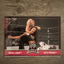 2008 Topps WWE Ultimate Rivals #71 Mickie James vs. Beth Phoenix