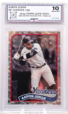 Aaron Judge 2024 Topps '89 Design #89B2-39 Gem Mint 10 Silver Crackle Yankees 💎