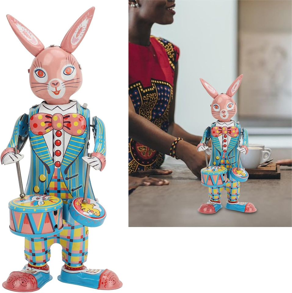 Retro Rabbit Clockwork Toys, Rabbit Wind up Toys Simple Fine ...