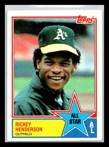 Rickey Henderson 1983 Topps (All-Star) #391