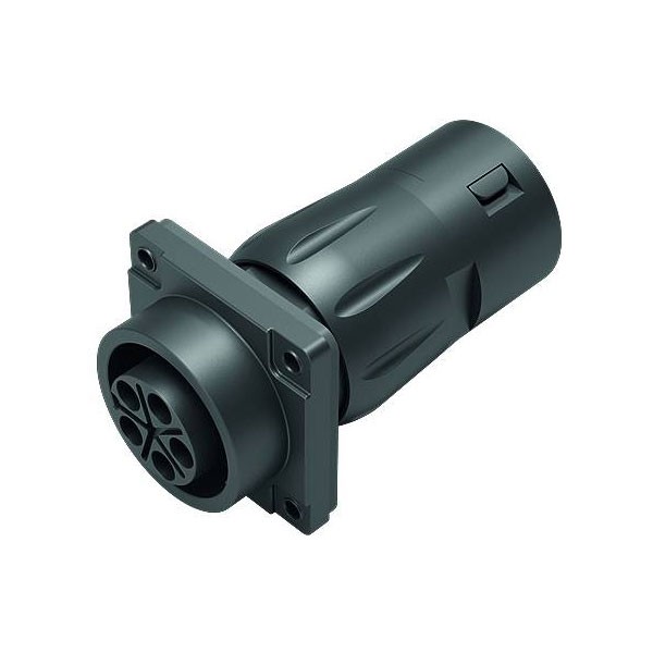 Binder DIN Connector Sleeve Socket 4+3+PE Pins 1pc