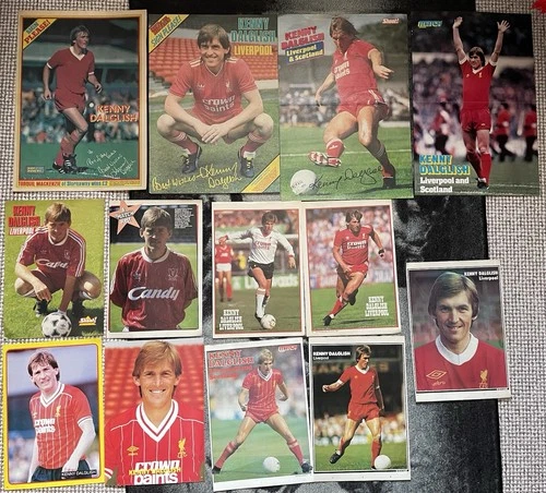 13 Original Kenny Dalglish Liverpool Posters 70’s 80’s Shoot Match A3 & A4