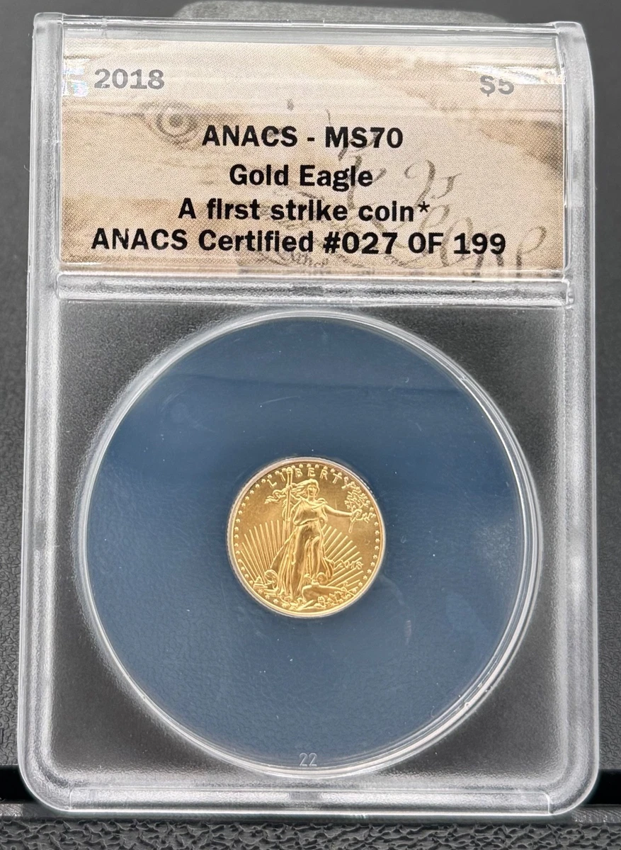 American Eagle MS 70 Graded 2018 Gold Bullion Coins for sale | eBay