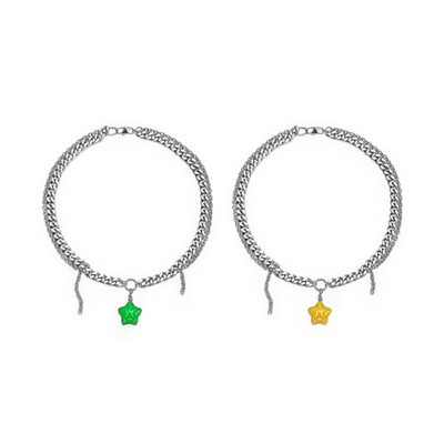 Women Star Pendant Necklace Unique Star Neck Jewelry Copper Material for Daily
