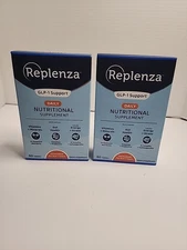 2pc Lot Replenza Daily Nutrition Supplements 60 Tablets Each Exp 8/26 For GLP-1