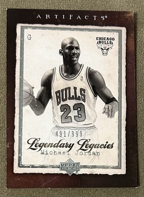 2007-08 Upper Deck Artifacts Legendary Legacies #186 Michael Jordan #491/999