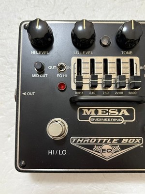 Mesa Boogie Throttle Box EQ Distortion Guitar Effect Pedal with