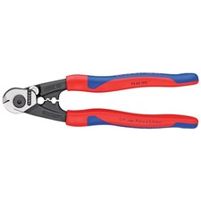 DRAPER Knipex 95 62 190 Forged Wire Rope Cutters with Heavy Duty Handles, 190mm 