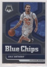 2020-21 Panini Mosaic Blue Chips Cole Anthony #11 07mp
