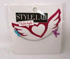 Style Lab Fashion Letter Necklace - K -