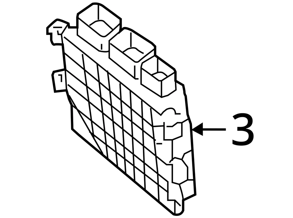 Módulo de control electrónico ECM del motor compatible con 19-20 INFINITI QX50 822448 Foto 3 de 4