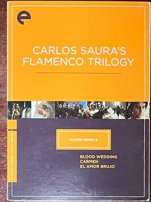Carlos Saura's Flamenco Trilogy - Criterion Collection 3-Disc DVD Set VG+