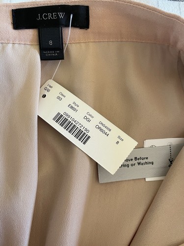 NWT J Crew Micropleated Midi skirt 8 dusty ginger pink - Picture 5 of 8