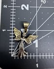 Lovely Vintage Sterling Silver Two Toned 3D Angel Pendant — photo 5