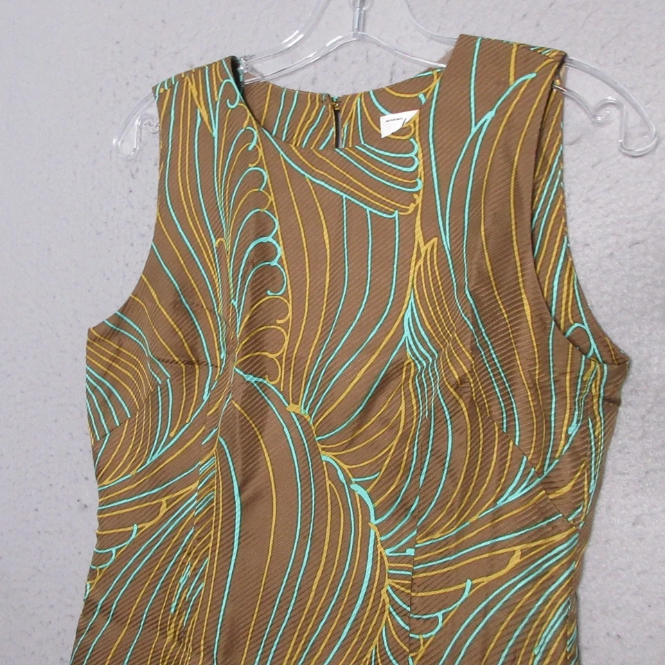 Vintage Milly of New York Dress 4 Mod Art To Wear Silk Psychedelic Made in USA - Image 3 of 4