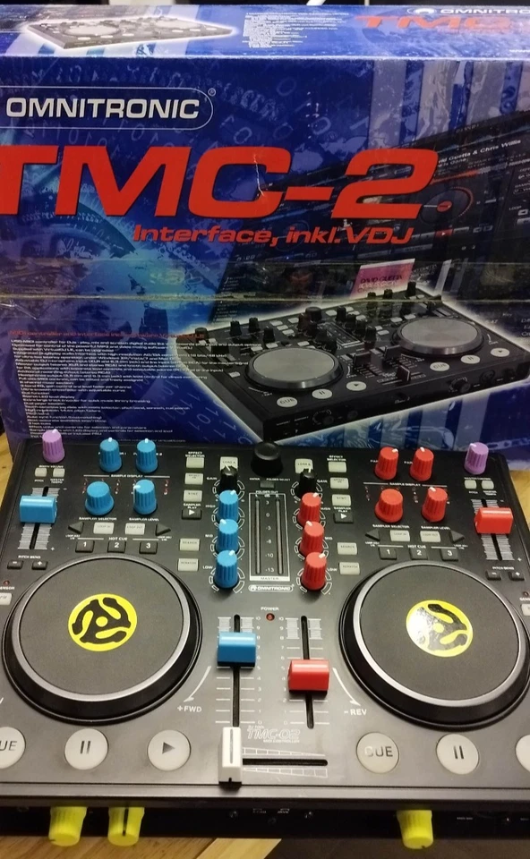 USB MIDI DJ Controller OMNITRONIC TMC-2 MK2 incl. VDJ-Software - Bild 3 von 4