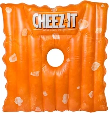 Giant Cheez-It Pool Float – Extra Large Inflatable Snack Shaped Floatie for Pool
