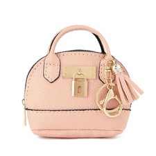 WOZEAH Mini Backpack Keychain for Women,Small Change Pouch Coin Purse Pink