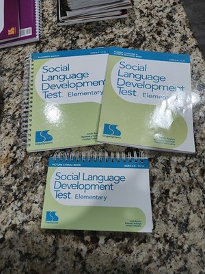 Social Language Development Test-Elementary + 1 Protocol Form + Revised Norms