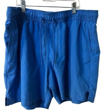 George Men's Royal Blue Athletic Swim Shorts Size Large 36-38
