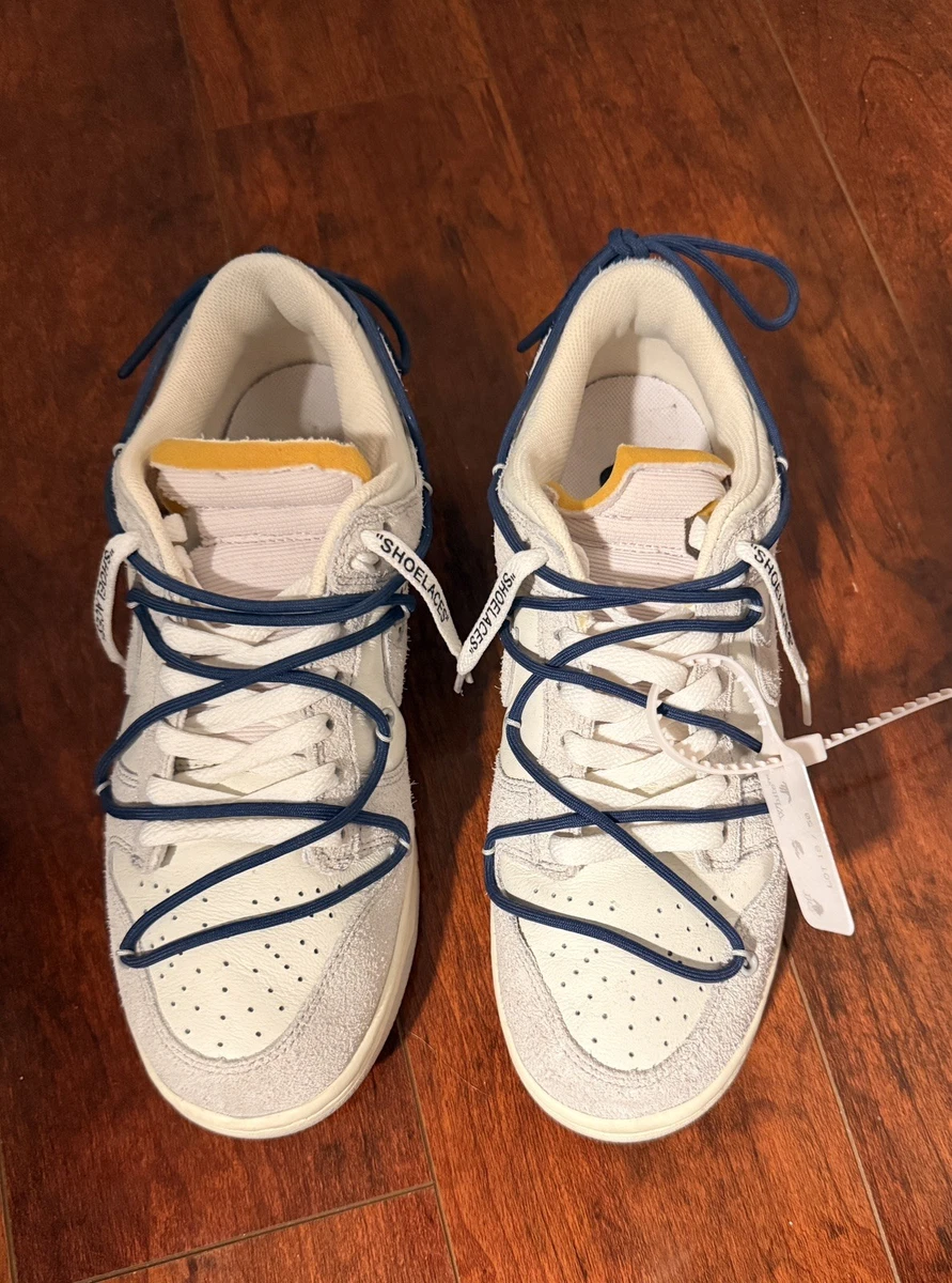 正規品 NIKE × OFFWHITE ダンクロー 18 OF 50 275mm Nike-Dunk-Low-Off-White-Lot-18