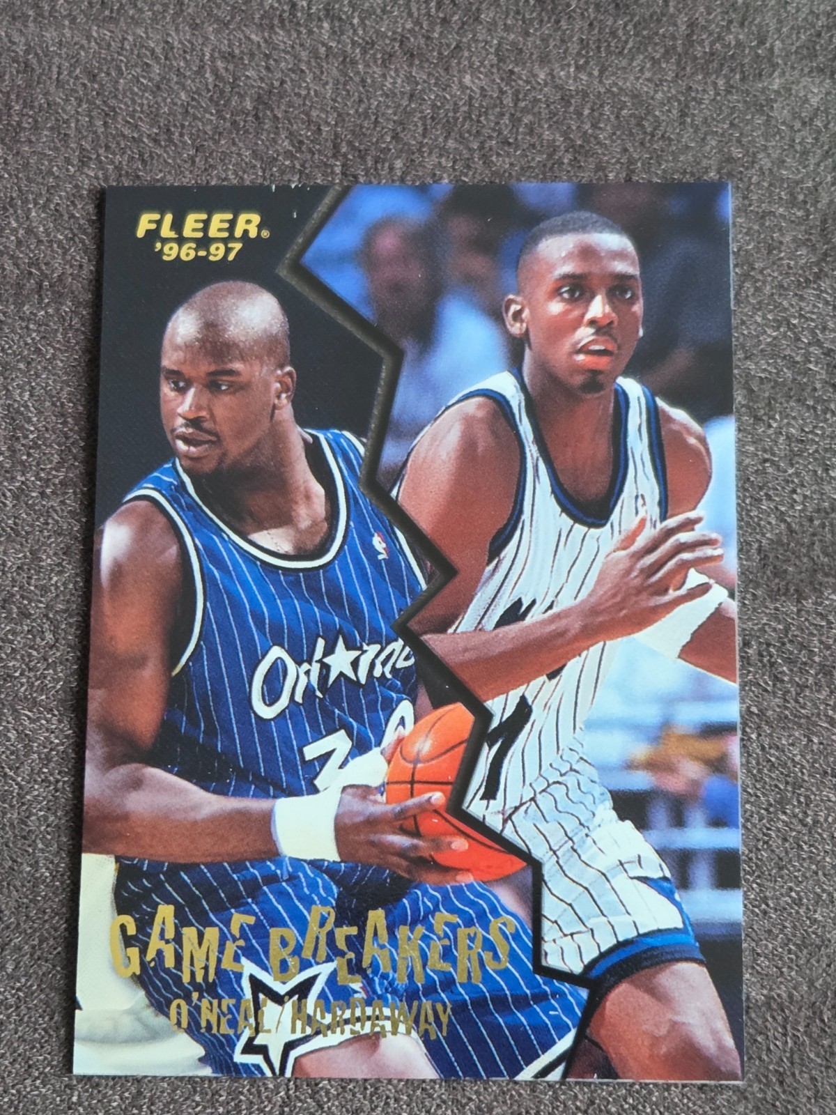 1996-97 Fleer Game Breakers #10 Anfernee Hardaway/Shaquille O'Neal nrmt