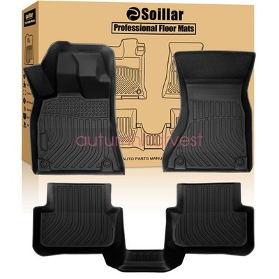 TPE Floor Mats Liner For 2008-2016 Audi A4 Sedan Wagon Allroad 4Door All Weather