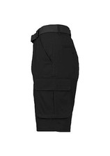 BLU ROCK MEN'S MODERN FIT COTTON FLEX STRETCH CARGO SHORTS - SIZE: 32 - BLACK