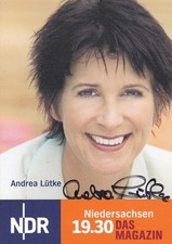 NDR *Hallo Niedersachsen* Autogrammkarte #3 von ANDREA LÜTKE