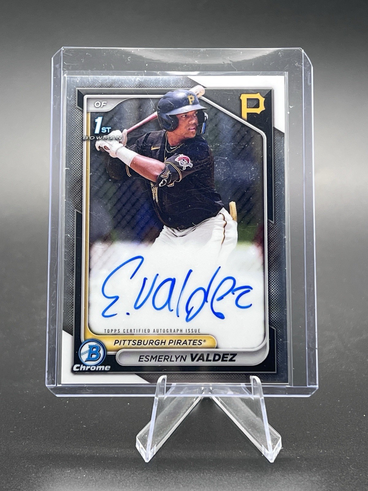 Esmerlyn Valdez 2024 Bowman #CPA-EV Chrome Prospect Auto (1st 