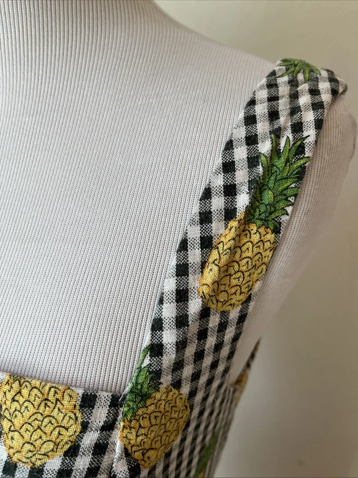 Vestido Collectif Talla XS Piña Mod Sin Mangas Foto 3 de 4