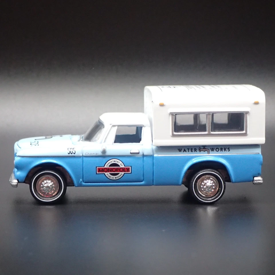 1960-1964 Studebaker Champ Pick-Up Camion Monopoly 1:64 Scala Modellino Auto - Immagine 2 di 4