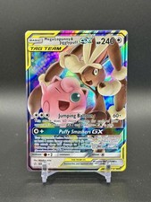 Mega Lopunny & Jigglypuff GX 165/236 SM Cosmic Eclipse Tag Team Holo Pokémon TCG on eBay