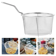 Frying Basket with Handle for Grand Deep Fryer Fish Baskets Fried Wire