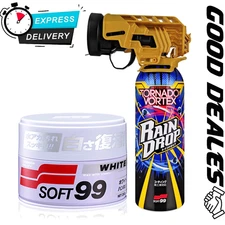 SOFT99 White Soft99 Wax Light + Rain Drop Tornado Vortex - BEST OFFER