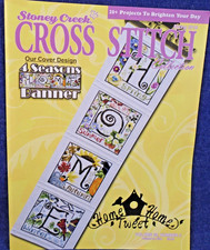 Stoney Creek Cross Stitch Collection Magazine Spr 2018 4 Seasons Banner