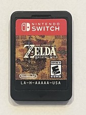 The Legend of Zelda Breath of the Wild Nintendo Switch Game No Case Tested