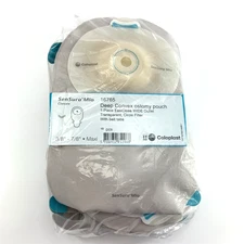 10 Coloplast 16765 SenSura Mio Convex Ostomy Pouch 3/8" to 7/8" New in Bag