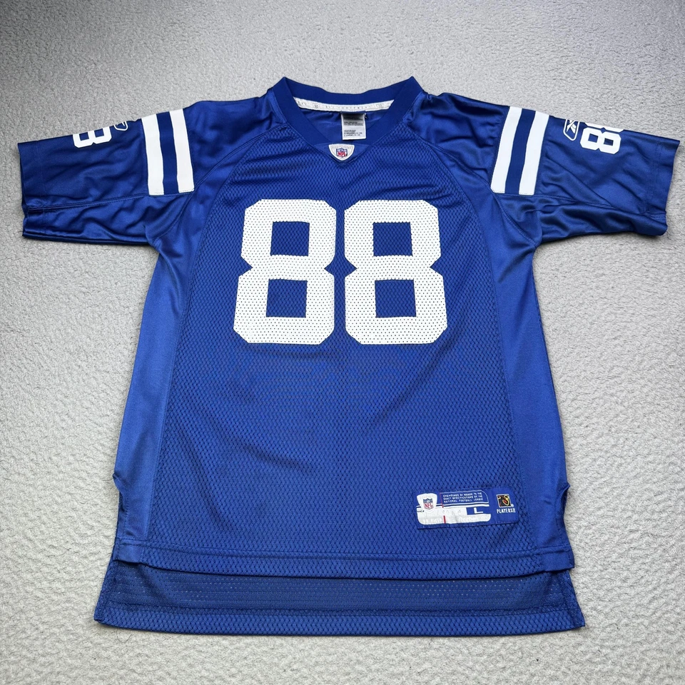 Футболка молодежная Indianapolis Colts большая синяя NFL Reebok Marvin Harrison - Изображение 2 из 4