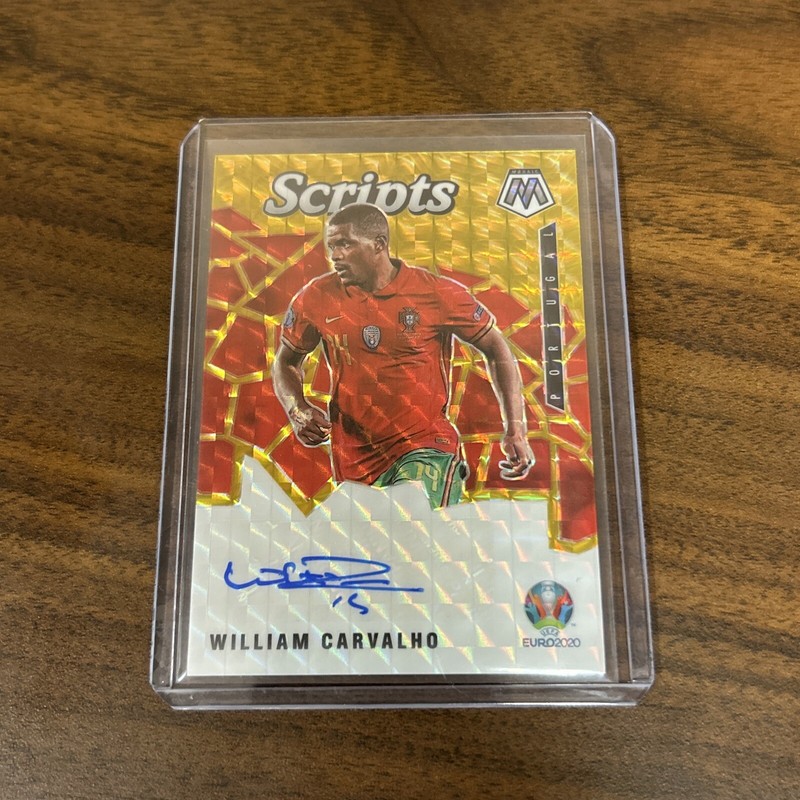 2020-21 Panini Prizm Mosaic William Carvalho Auto #1/10 EURO Portugal 1st PRINT