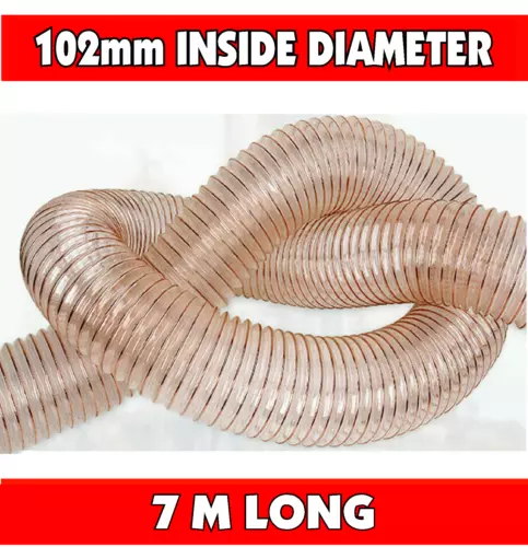 Air & Gas Ducting Ventilation CNC PU Flexible Air Exhaust Hose Dust Woodworking - Picture 82 of 127