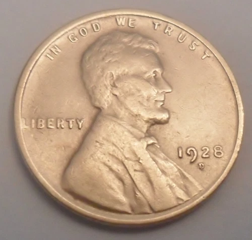 1928 D Lincoln Wheat Cent / Penny  CULL **FREE SHIPPING**