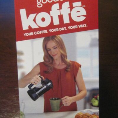 Good cook koffe French Press Coffee Tea Maker Black  New In Box